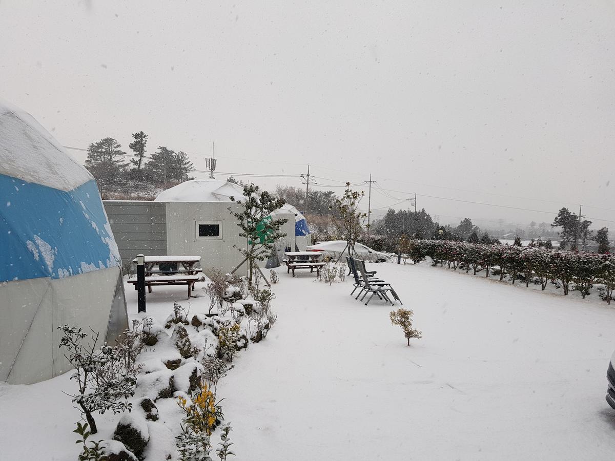 Jeju Starlight Glamping Villa ภายนอก รูปภาพ